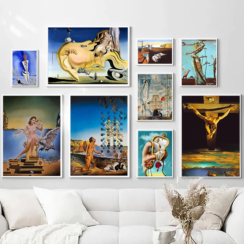 Surrealism Famous Artwork By Salvador Dali Canvas Painting Posters And Print Wall Art Pictures for Living Room Home Decoration