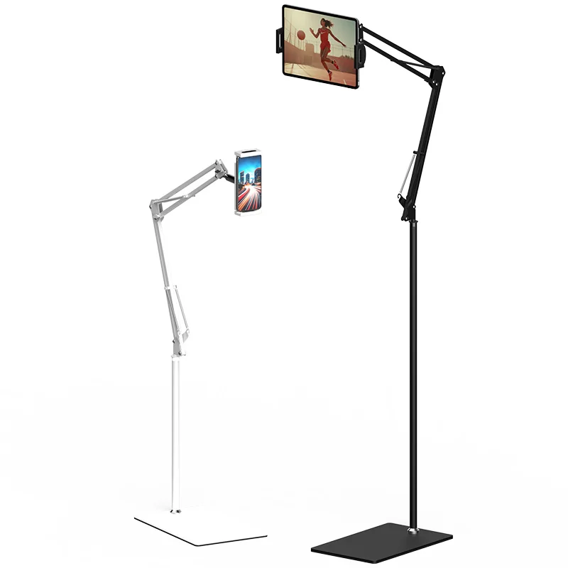 Soporte de cama para teléfono inteligente de 155 cm de acero al carbono para tableta y teléfono