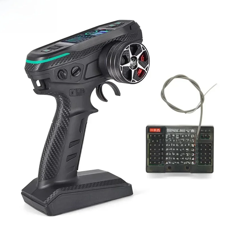DUMBORC DDF350 10-kanałowy pilot zdalnego sterowania RC Koło zamachowe 2,4 GHz Cyfrowy nadajnik radiowy z odbiornikiem X10FG / X10F z ekranem HD — zdjęcie 2
