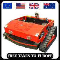 Gasoline Lawn Mower 800/1000mm Grass Cutting Robot Gasoline Mower with Remote Control for Lawns Wasteland