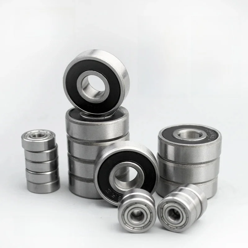10/50/100 Stuks Koolstofstaal Lager 8x24x8 9x26x8 3x7x3 4x9x4 5x11x5 6x13x5 7x14x5 8x16x5 9x17x5 3x8x4 4x11x4 5x13x4 6x15x5 ABEC-5