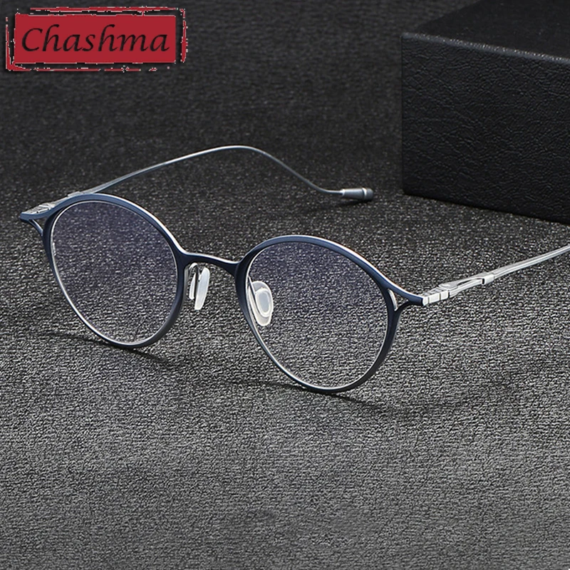 

Chashma Prescription Eyeglasses Frames Women Round Fashion Men Top Quality Pure Titanium Eyewear Optical Lenses Spectacles