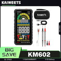 KAIWEETS KM602 Smart Digital Multimeter, 6000 Counts True-RMS Meter, 1200mAh Rechargeable Battery, Wide Application, Safety