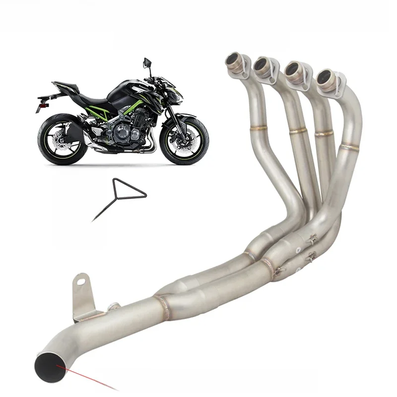 Slip On Motorcycle Exhaust Escape Full System Muffler 51mm Header Front Link Pipe For KAWASAKI Z900 A2 35KW 70KW 2017 - 2024 — 2