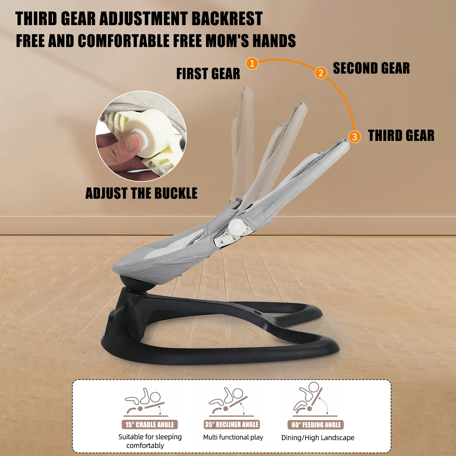 Baby Schaukel stühle rosa tragbare Schaukel für Kleinkinder Mädchen elektrische Bluetooth-Fernbedienung Baby Türsteher bequem und sicher