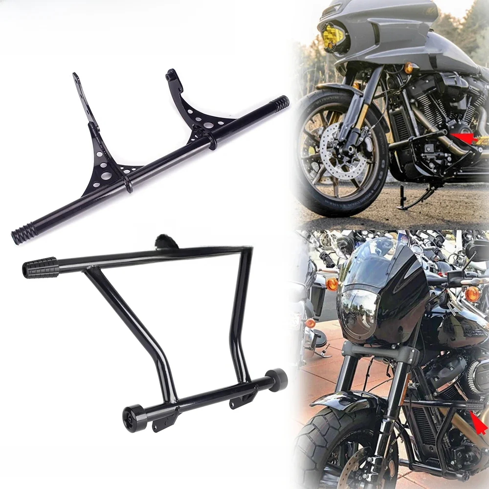 Zderzak suwakowy silnika do Harley Softail 2018-2023 Street Bob FXBB FXBBS Low Rider FXLR FXLRS FXST Fat Bob FXFB FXFBS — zdjęcie 2