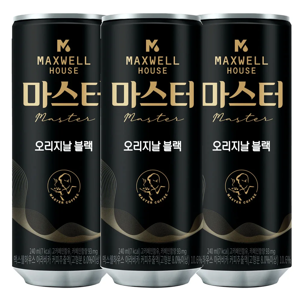علب قهوة سوداء من Maxwell-House ، أصلية ، 30 علبة