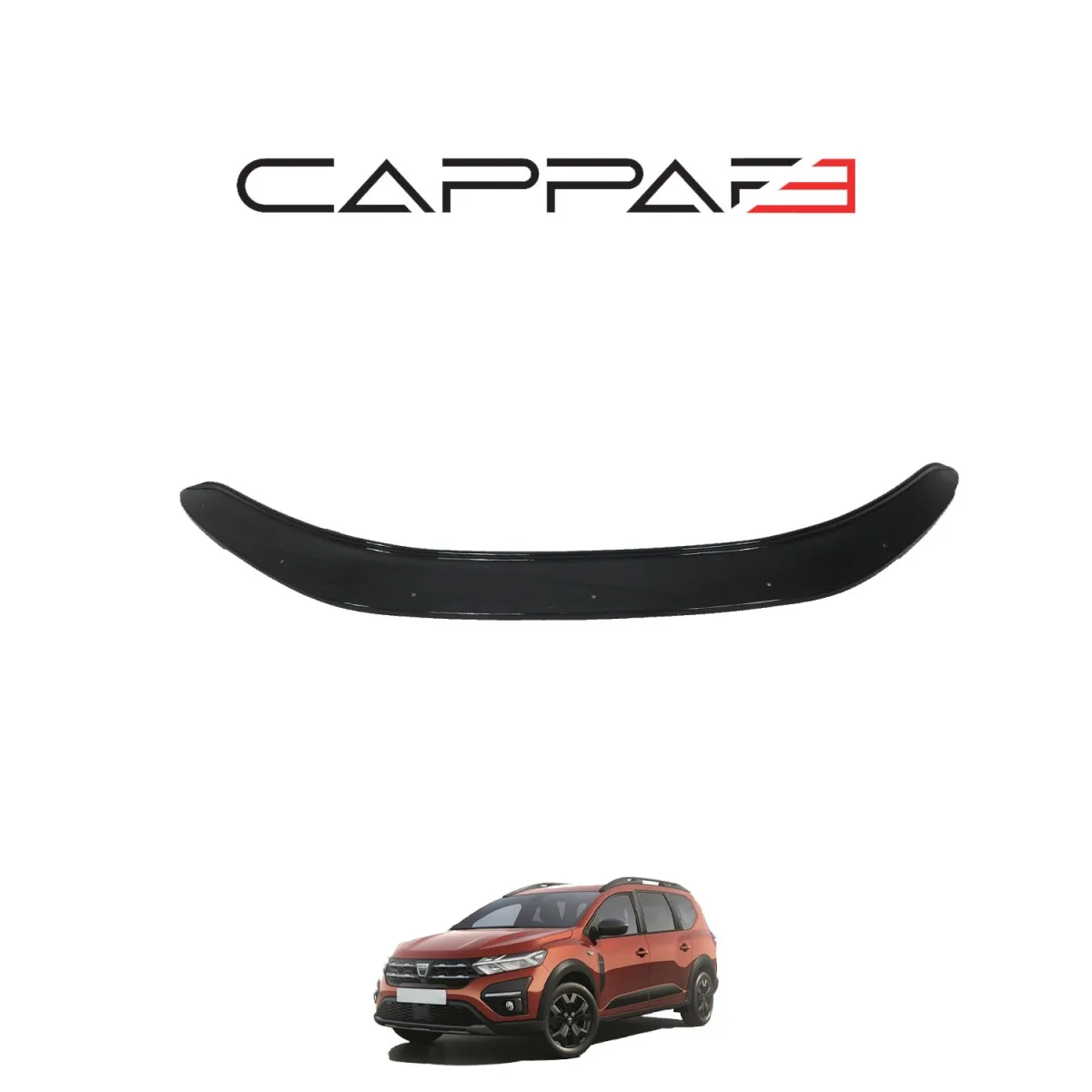 FOR DACIA JOGGER 2022 2023 2024 Front Hood Protection Spoiler Front Bug Shield Hood Deflector Guard - AUTO STYLING