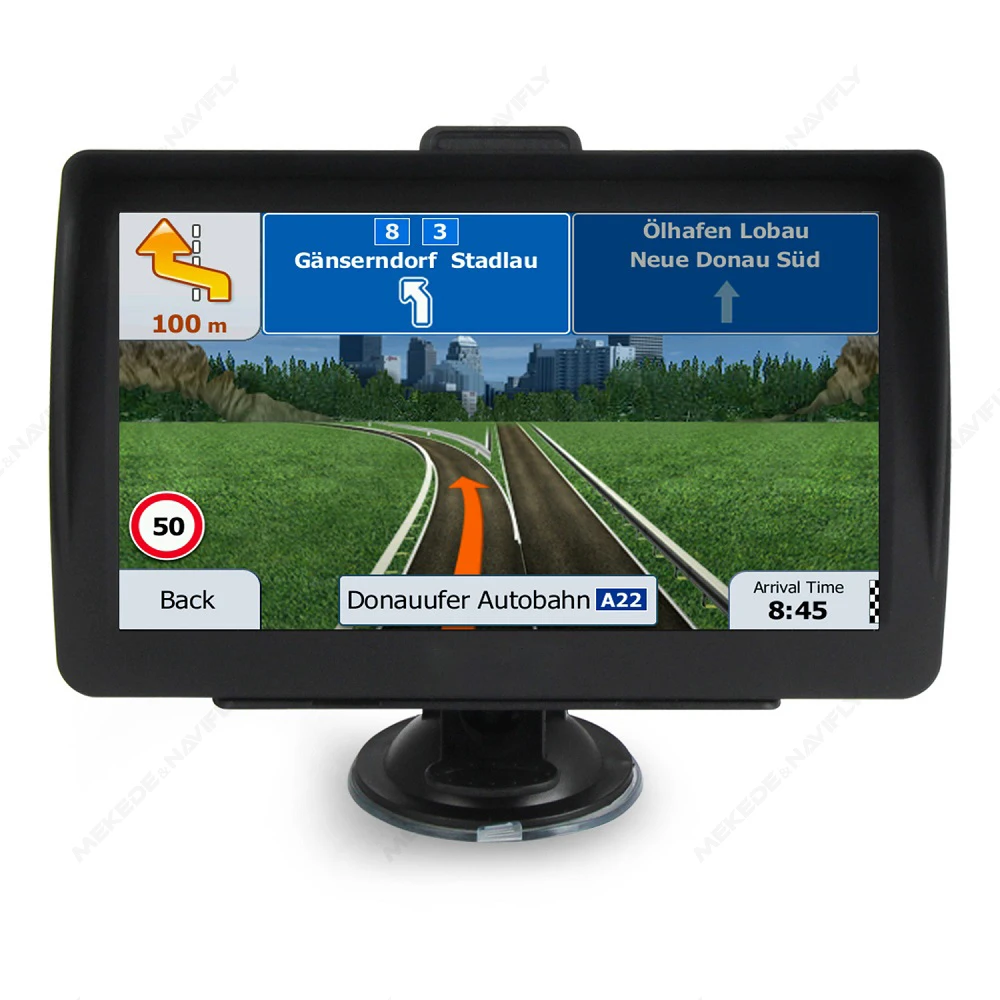 Navifly Capacitief touchscreen Ingebouwde Europese kaart 7 inch GPS-navigatiespeler Ondersteuning TF Muziek/video/afbeeldingen MP3 FM Audio - afbeelding 2
