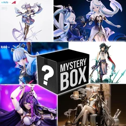 Genshin Impact Anime Spiel Action figur Blind Box Paimon Äther Glücks box handgemachte große Figur Anime Spiel Fans Geschenk 10-30cm