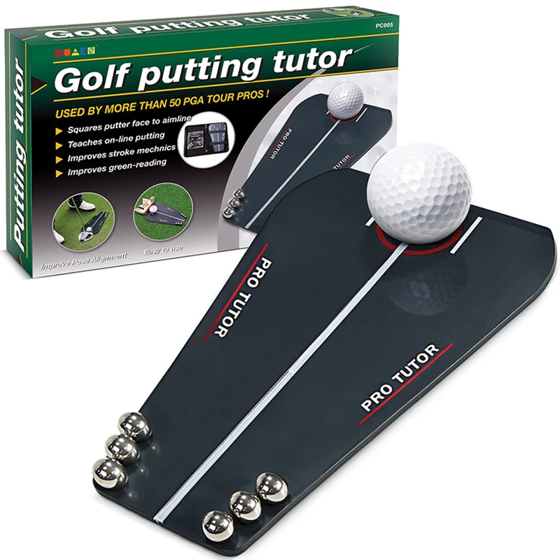 

Golf Practice Tutor Portable Acrylic Putting Mirror Training Tools for Beginners Kids Adults Golf Training aid