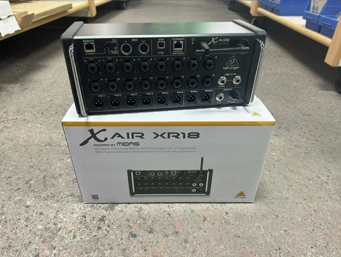 BEST SELLING Behringer X Air XR18 18-channel Tablet-Controlled Digital Mixer Free Shipping!