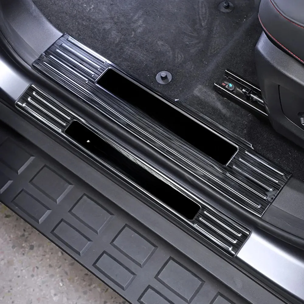 For Jetour Traveller T2 2023 2024 Stainless Steel Door Car Threshold Strip Interior Accessories Car Acesssories