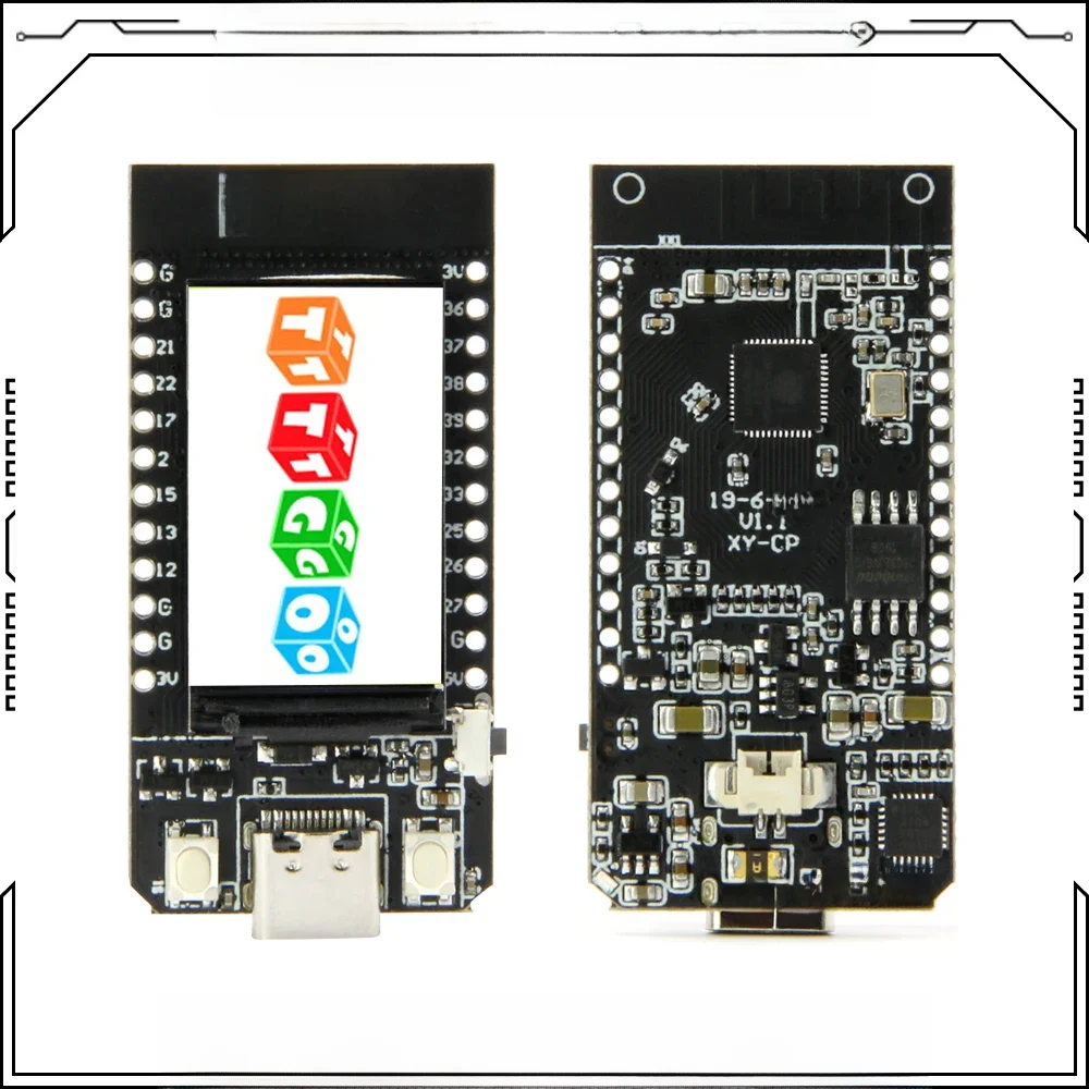 LILYGO® TTGO T-Display ESP32 płytka rozwojowa WiFi Bluetooth 1.14 Cal ST7789V IPS LCD kontroler bezprzewodowy moduł dla Arduino — zdjęcie 2