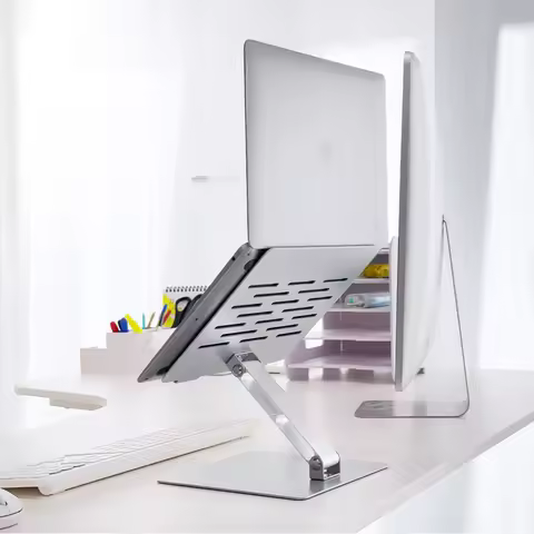 Foldable Metal Laptop Stand for MacBook and Desk Setups — best high-demand desk riser