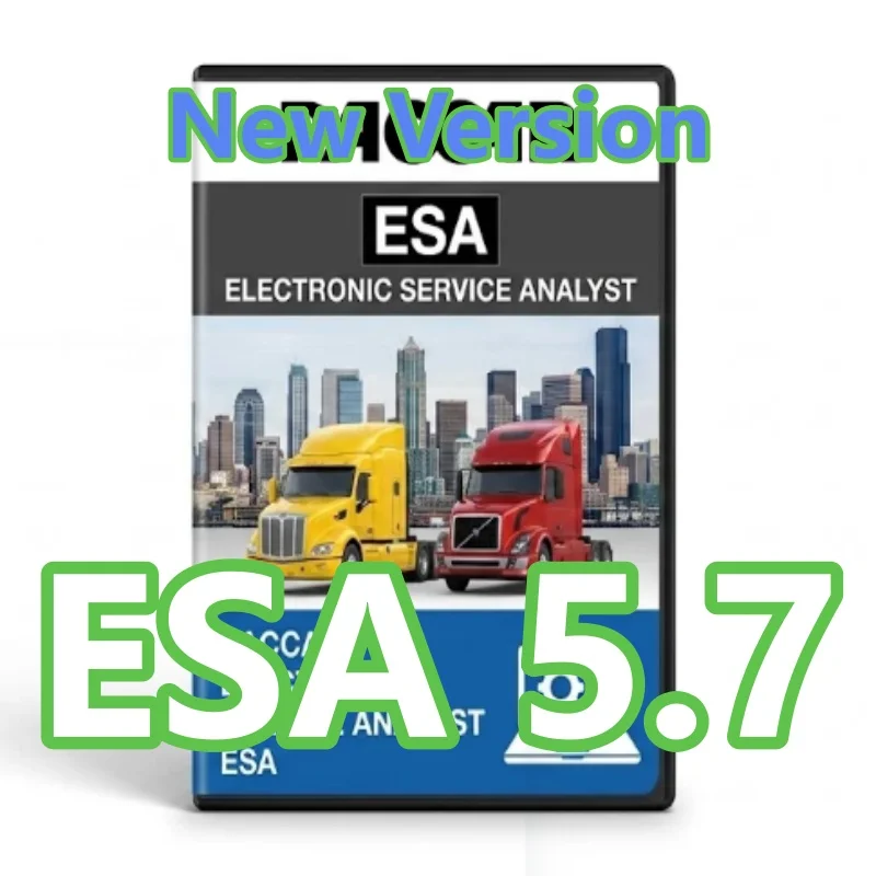 2026 Hot Sell Electronic Service Analyst E-S-A 5.7 Truck Diagnostic With 2024 Full SW Flash Files & keygen for Pa-c-car