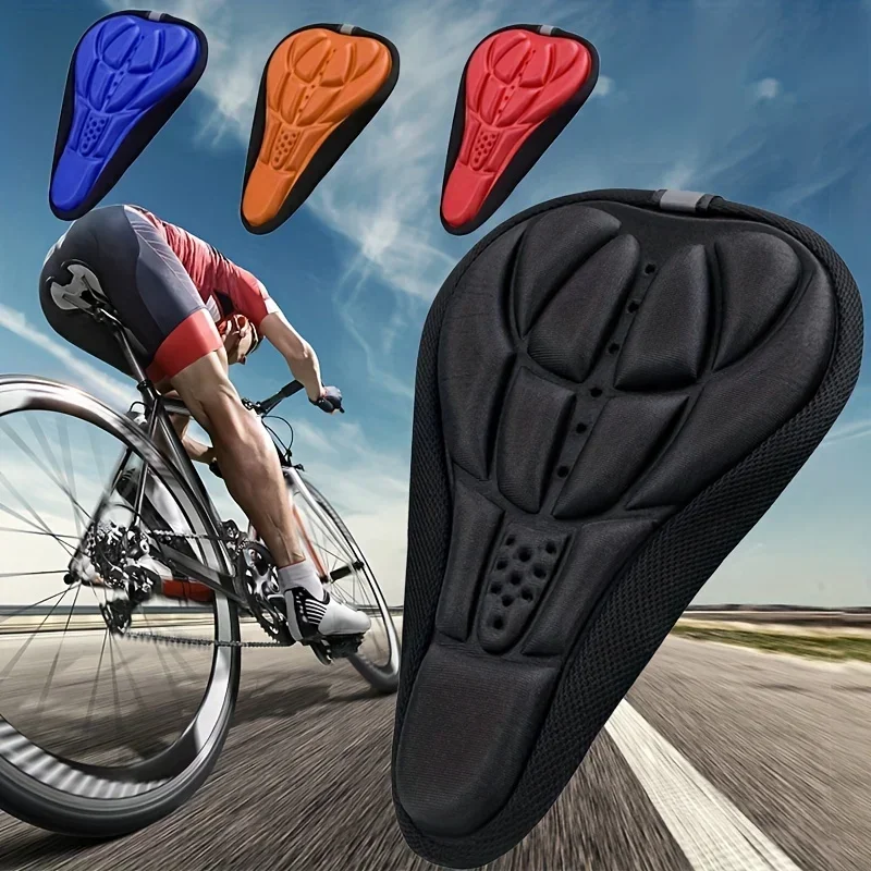 AliExpress X-TIGER Shockproof Bicycle Saddle Seat Cover - Thick Soft 3D Sponge Polymer for Comfortable Cycling