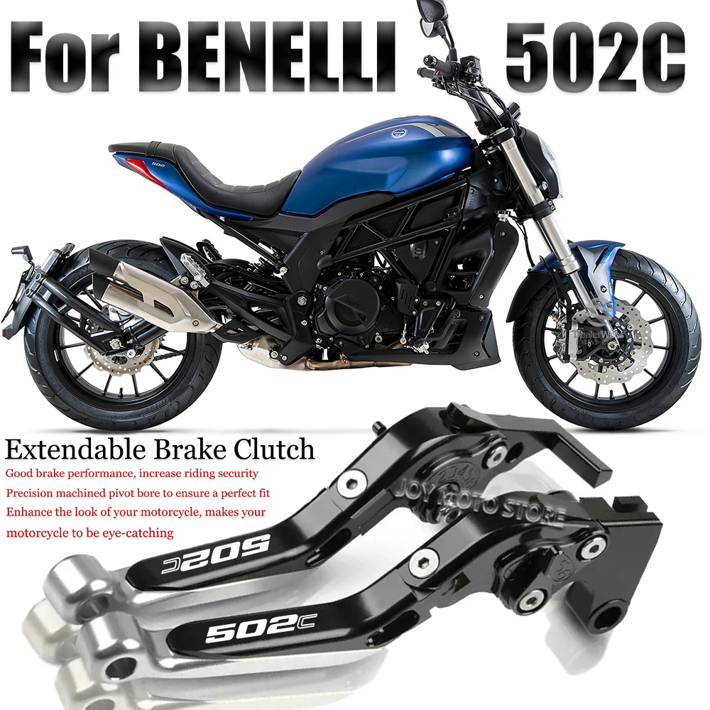 

For Benelli 502C 502c Motorcycle Accessories CNC Brake Clutch Levers Adjustable Extendable Handlebar Grips