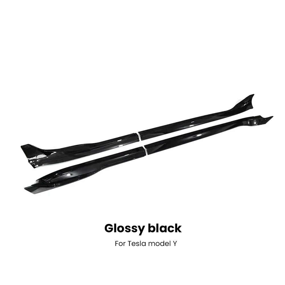 Full Body Kits 2024 Glanzend Zwart Snelle Aero Bumper Lip Diffuser Sdie Rokken Spoiler Tuning Voor Tesla Model 3 Y 2017-2024 - afbeelding 1