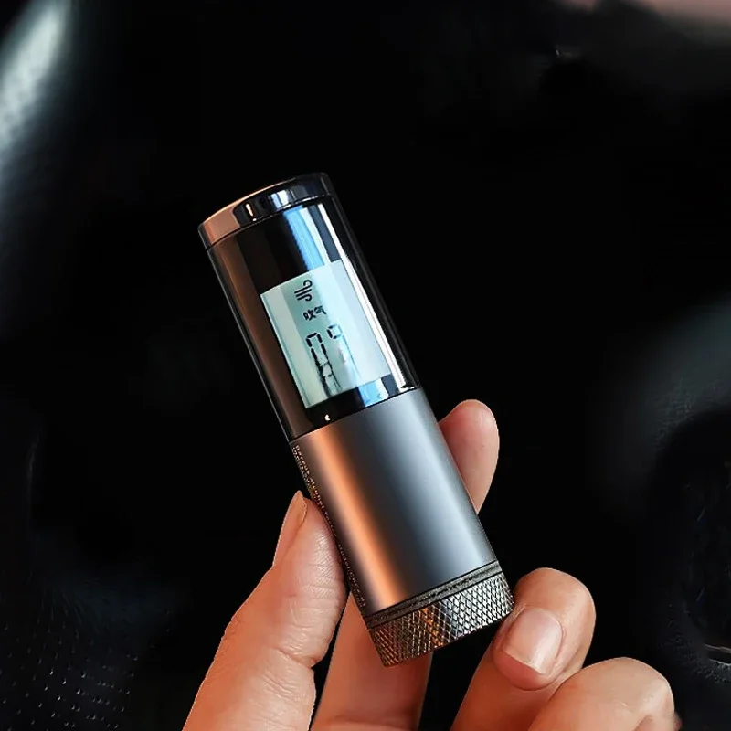 Baseus testador automático de álcool bafômetro recarregável com tela led teste de álcool no hálito