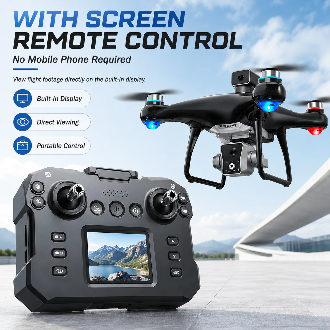 Бесщеточный дрон ZNLYRION KY10 – обзор и цена Drone Ky102 Rc