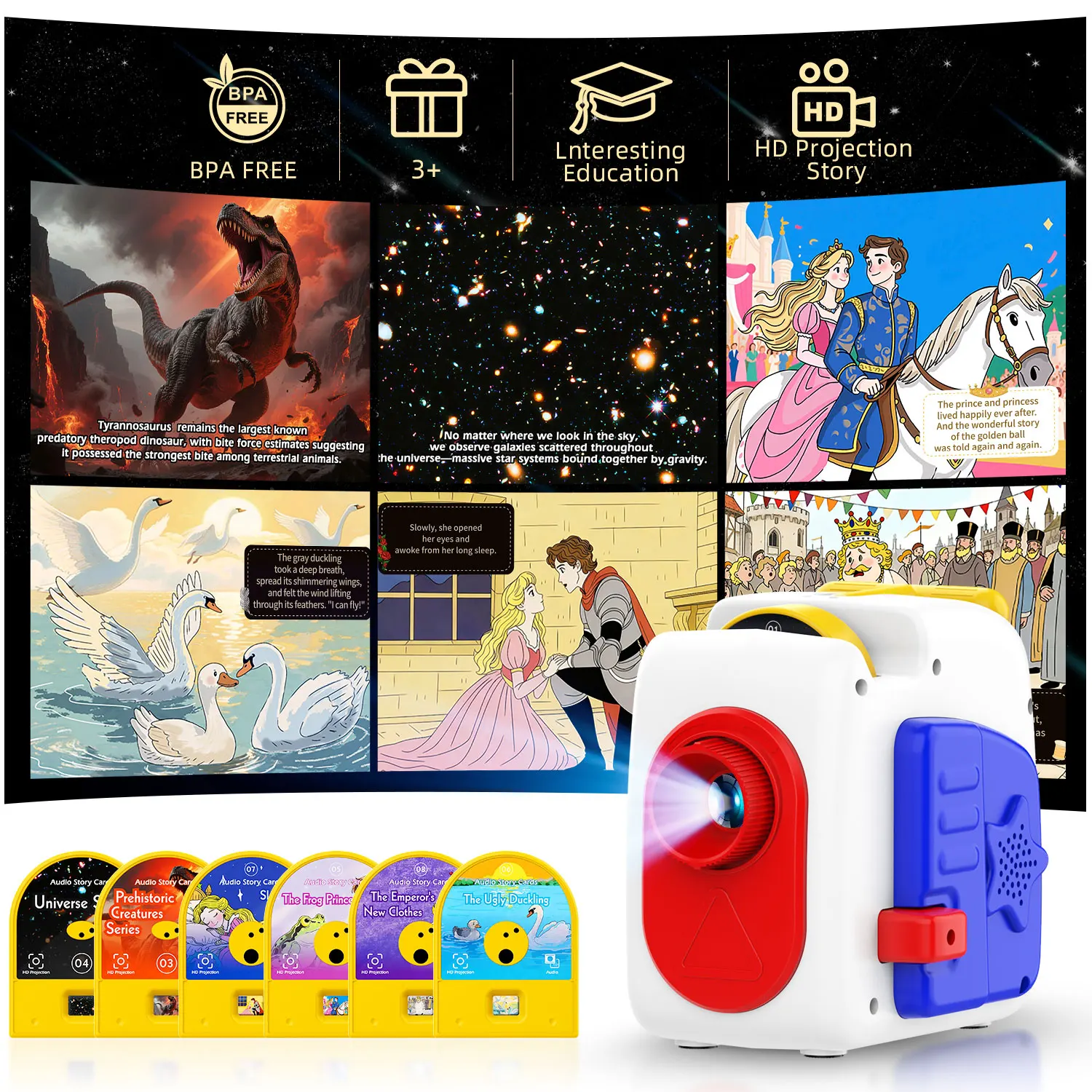 children's-story-projector-educational-storybook-projector-includes-4-fairy-tales-2-science-education-bedtime-stories