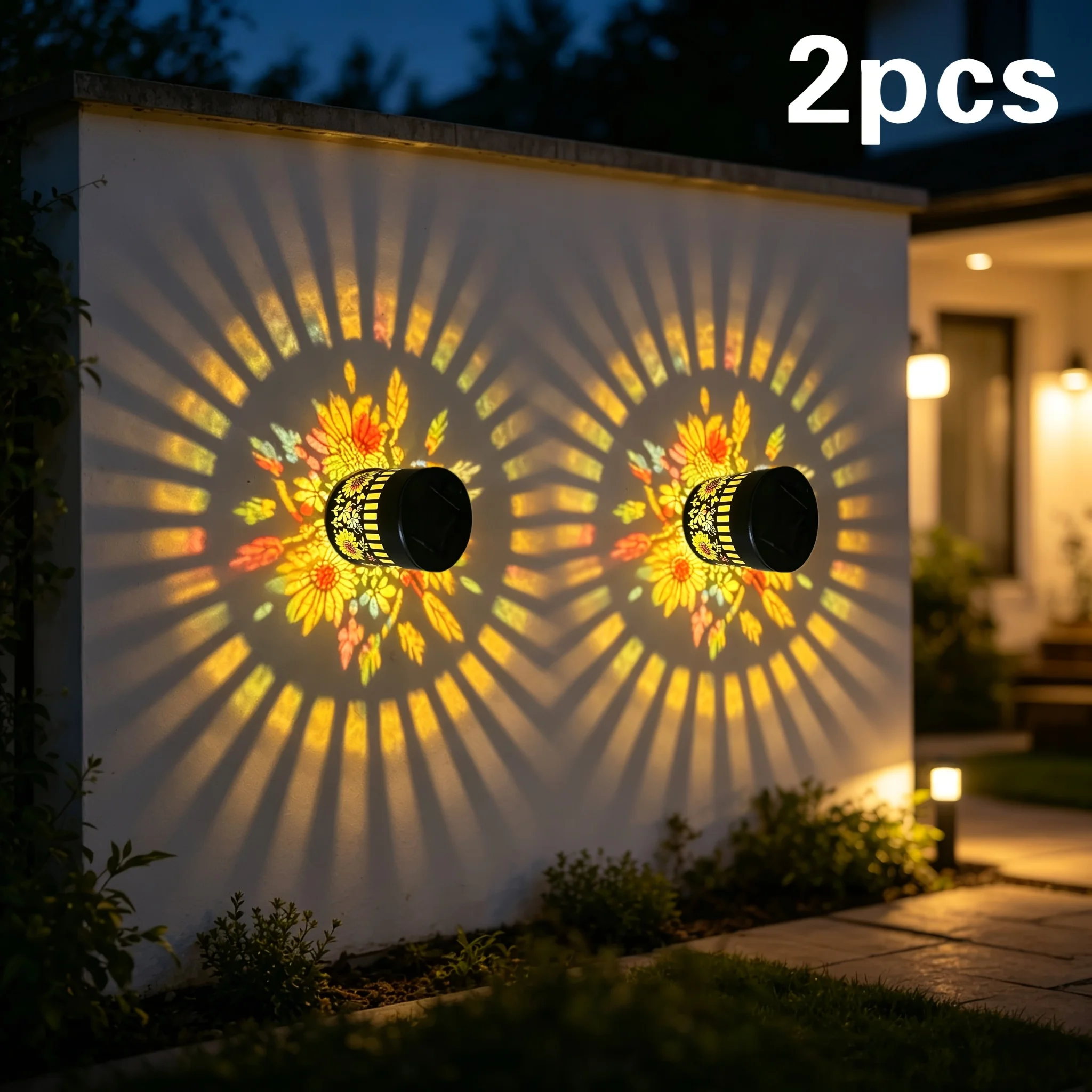 2er-Pack Solar-Zaunleuchten, M – Lighting Metal Wall Decor Bewertung und Preis