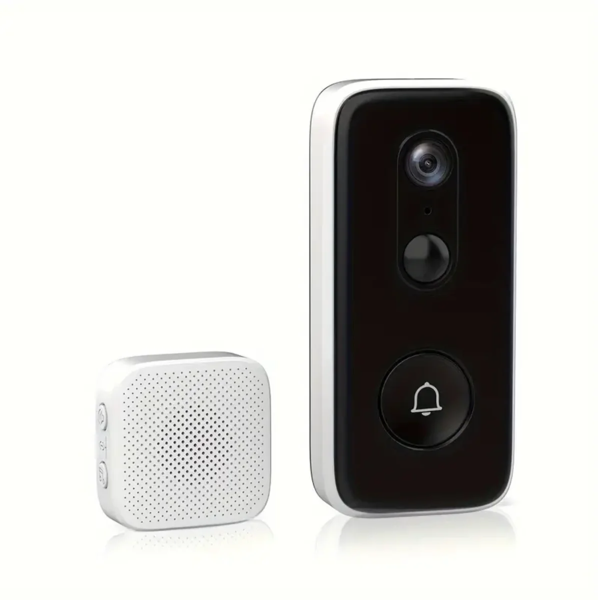 2K Wireless Doorbell Camera, Intelligent Visual Doorbell Home Intercom HD Night Vision 2.4GWiFi Rechargeable Security Door Doorb