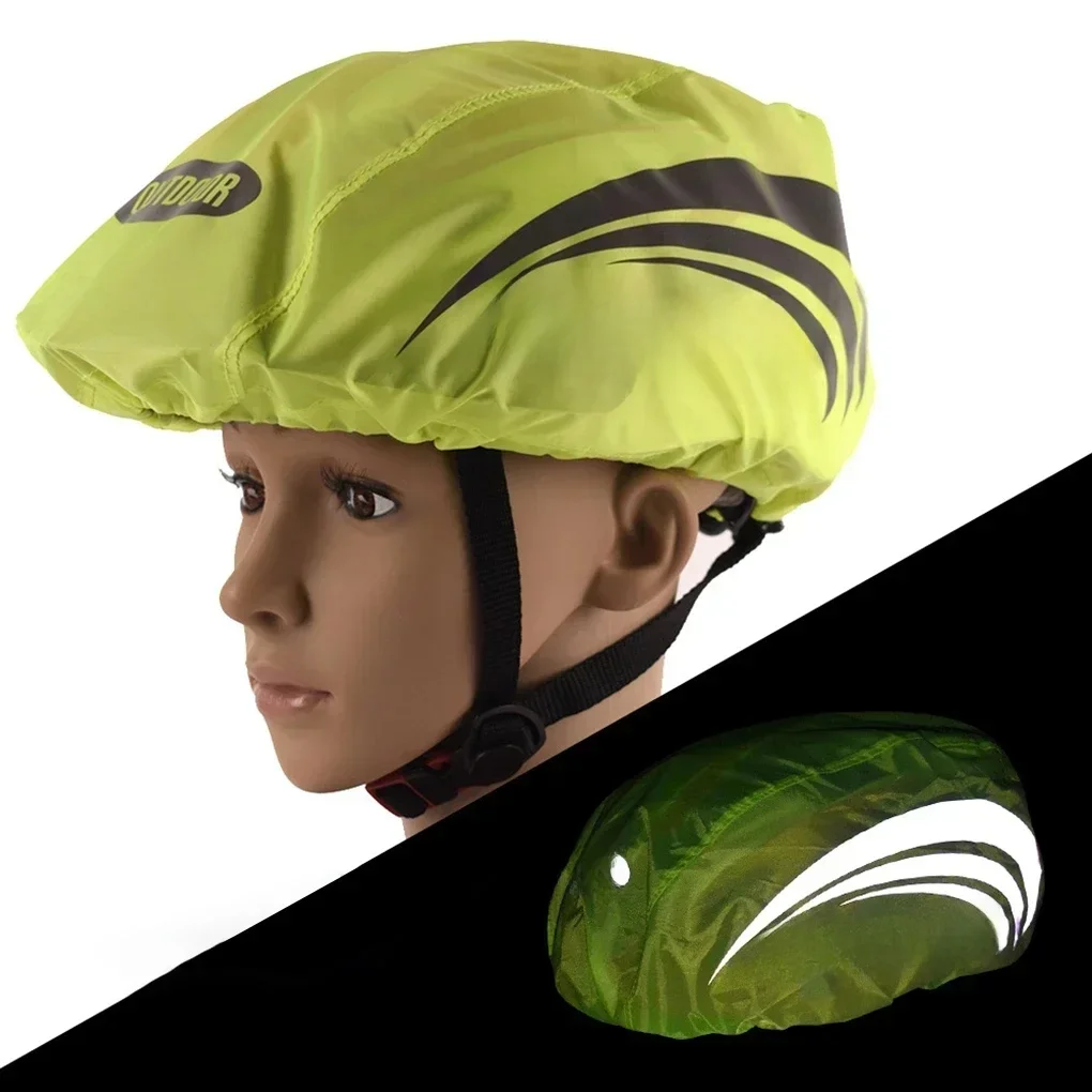 AliExpress Waterproof Reflective Cover ForBicycle Helmet Rainproof Cycling Helmet Rain Cover MTB Road Bike Helmet Dustproof Cover Ride Gear