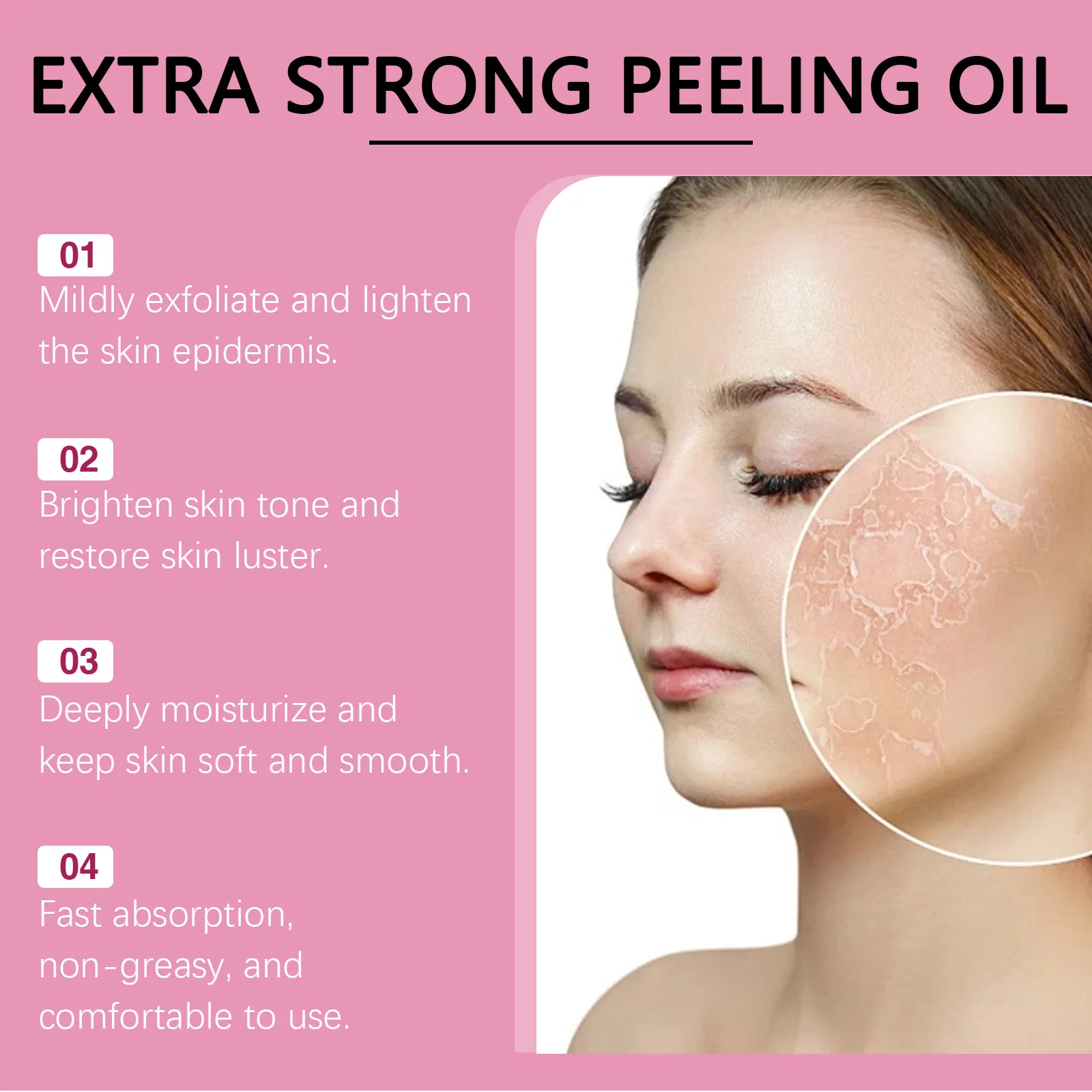 Oceaura زيت تقشير الجسم تنظيف لطيف ترطيب الجلد الميت تعزيز بريق الجلد إزالة البقع الداكنة زيت تقشير الجسم #3