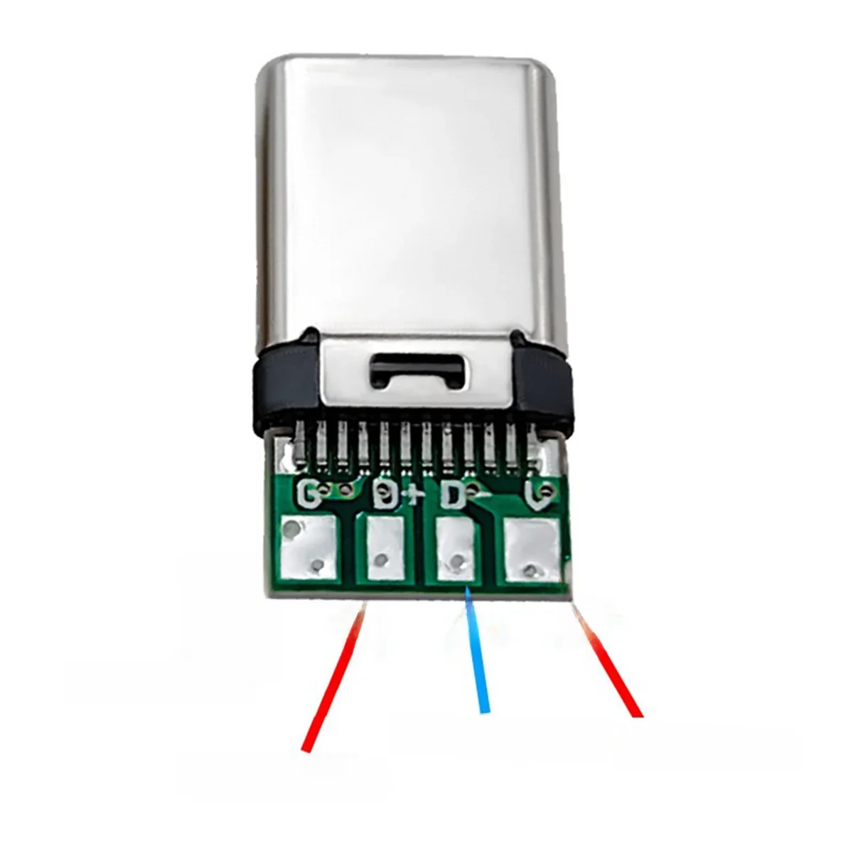 Connecteurs USB de charge rapide Type C Usb3.1 3A, prise arrière mâle, bornes électriques, soudage, câble de données, noir, tendance, 10 pièces