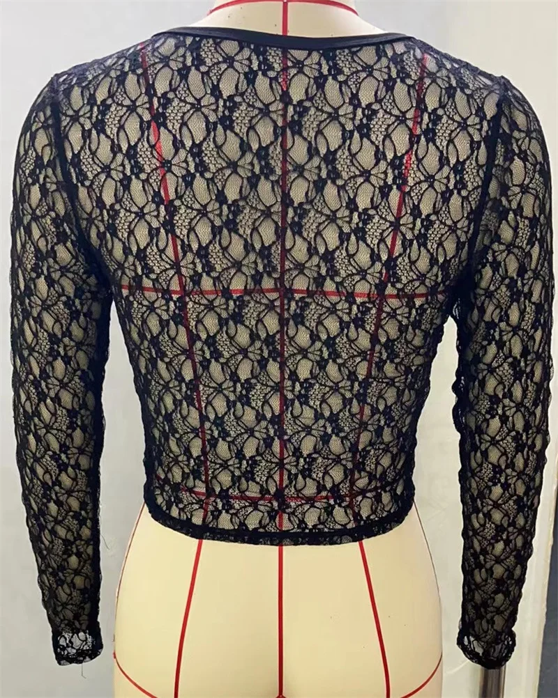 كم طويل مثير شير متماسكة المحاصيل الأعلى بلوزة المرأة الكروشيه ملابس بحر ملابس السباحة بيكيني للشاطئ التستر واقية من الشمس شال الرأس