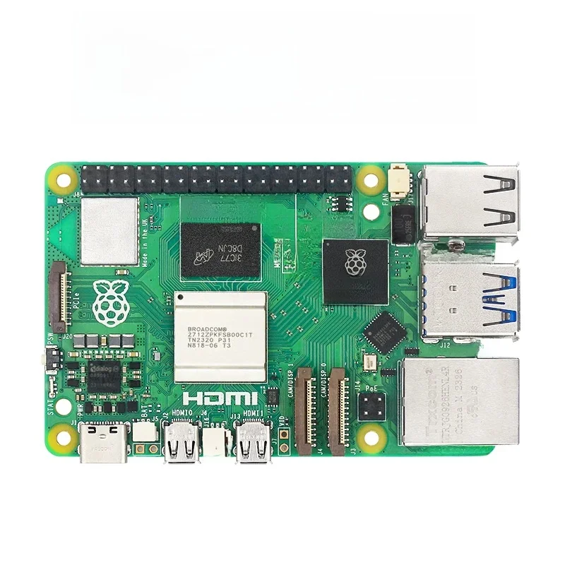 Originele Raspberry Pi 5 16GB 8GB 4GB RAM BCM2712 2,4GHz VideoCore VII GPU 4Kp60 PCIe 2.0 RTC Optioneel Case Fan Power voor Pi5 - afbeelding 2