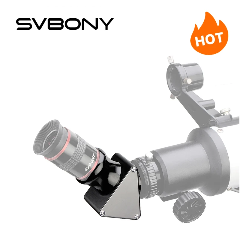 SVBONY 1.25'' 45° Correct-Image Prism Diagonal Fully Metal for Refractor Telescope SV138