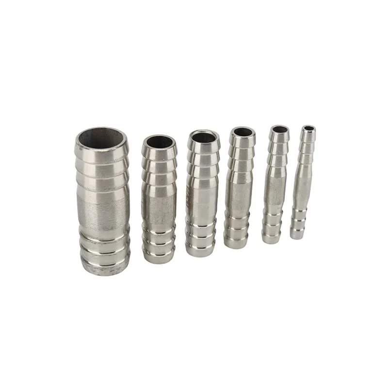 Connecteur de raccord de tuyau droit en acier inoxydable 304, 6mm 8mm 10mm 12mm 13mm 14mm 15mm 16mm 17mm 18mm 19mm 20mm