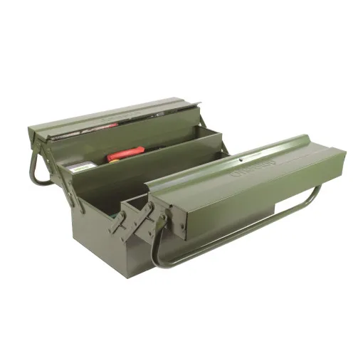 One-stop three-stage iron tool box camping car tool box case