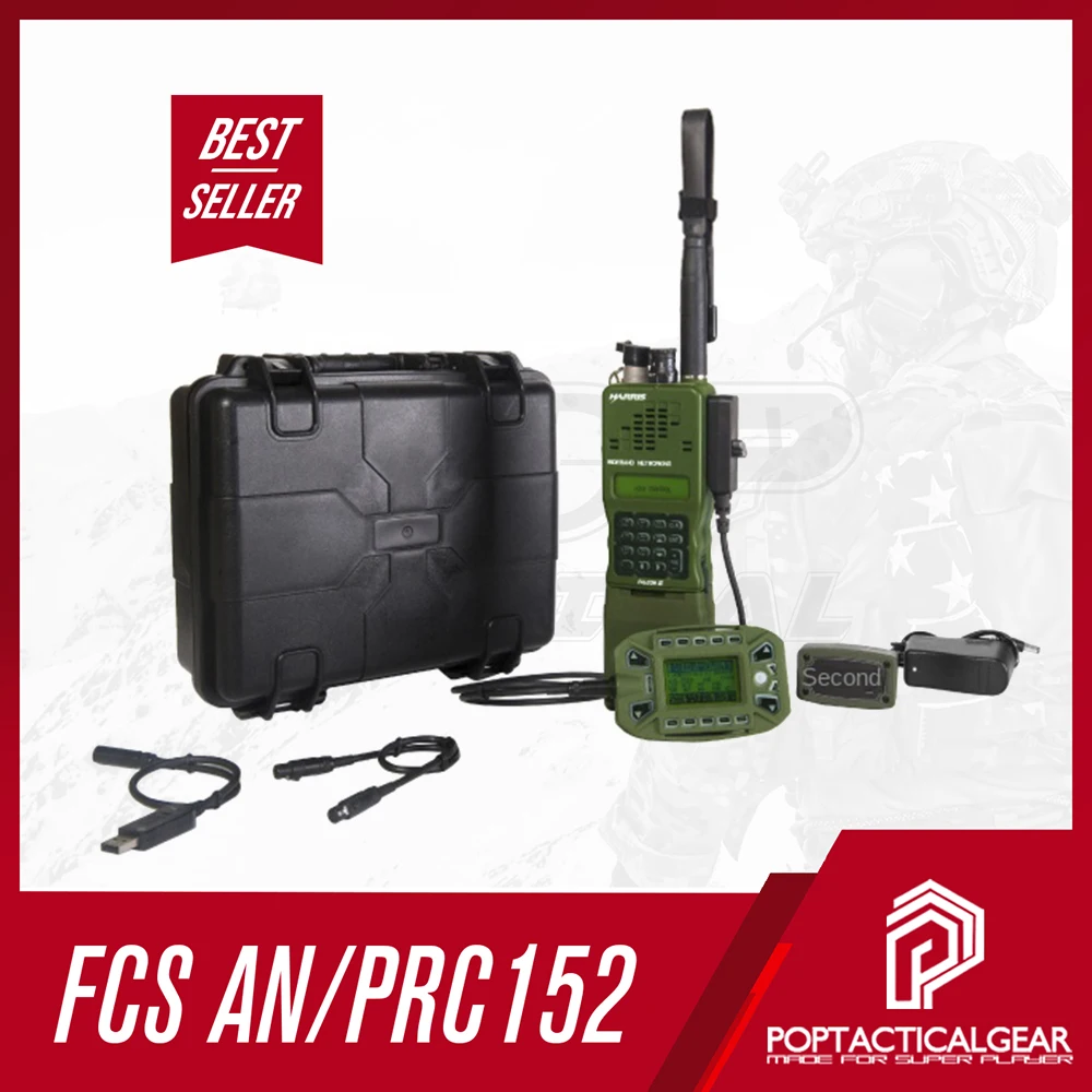 FCS Tactical AN/PRC-152 (A) All Metal Communication Radio Handset KDU Walkie-Talkie Tactical Transceiver Devices Tactical Radio