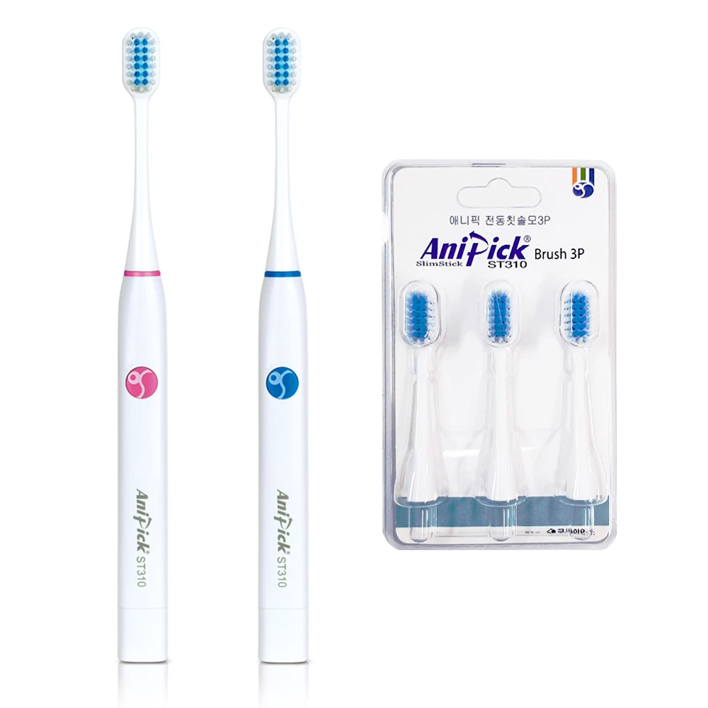 Anime sonic toothbrush ST3101P/2P set sold by Dental