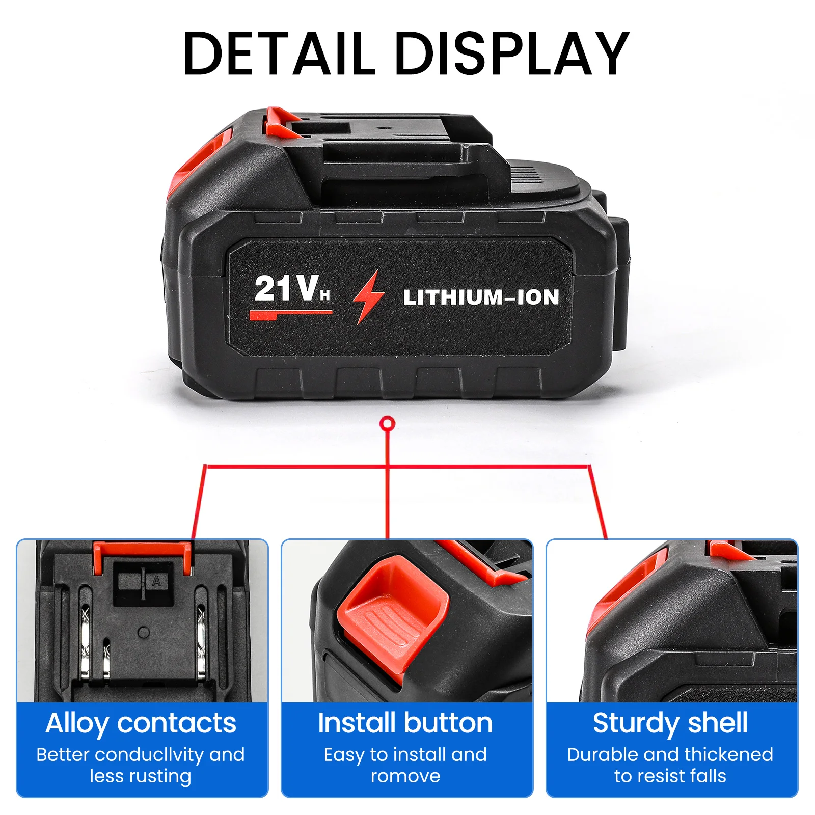 13000mAh for Makita Lithium Ion Replacement Compatible Makita BL1860B BL1860 BL1850 Rechargeable Power Tool battery