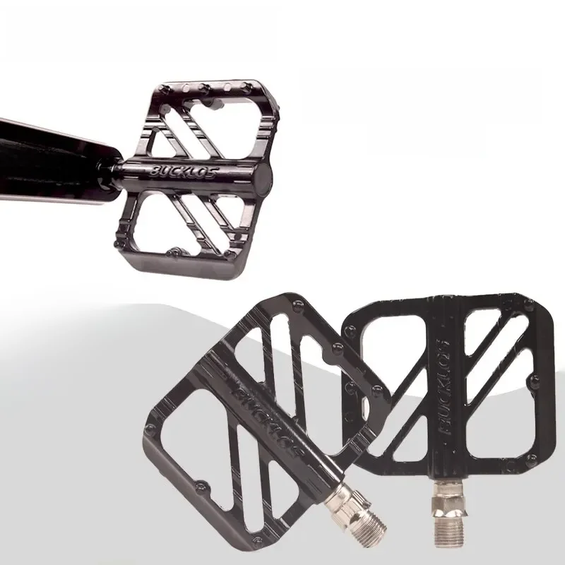 AliExpress BUCKLOS R36 Bicycle Pedals Sealed DU Bearing Flat Pedals for BMX Road Bike Cycling Pedal with Non-slip Nails Bike Accessories