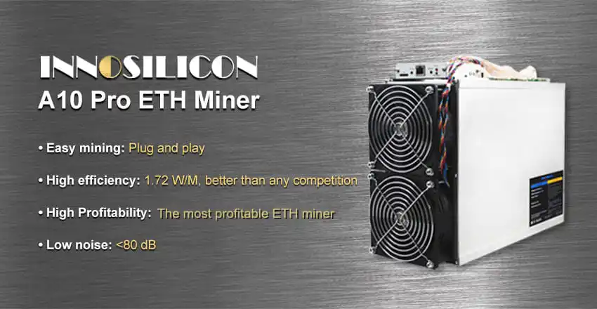 

Хит продаж, купи 2 ПОЛУЧИ 1 бесплатно, INNOSILICON A10 Pro ETH miner 720M 6G Видео память Ethash Asic miner