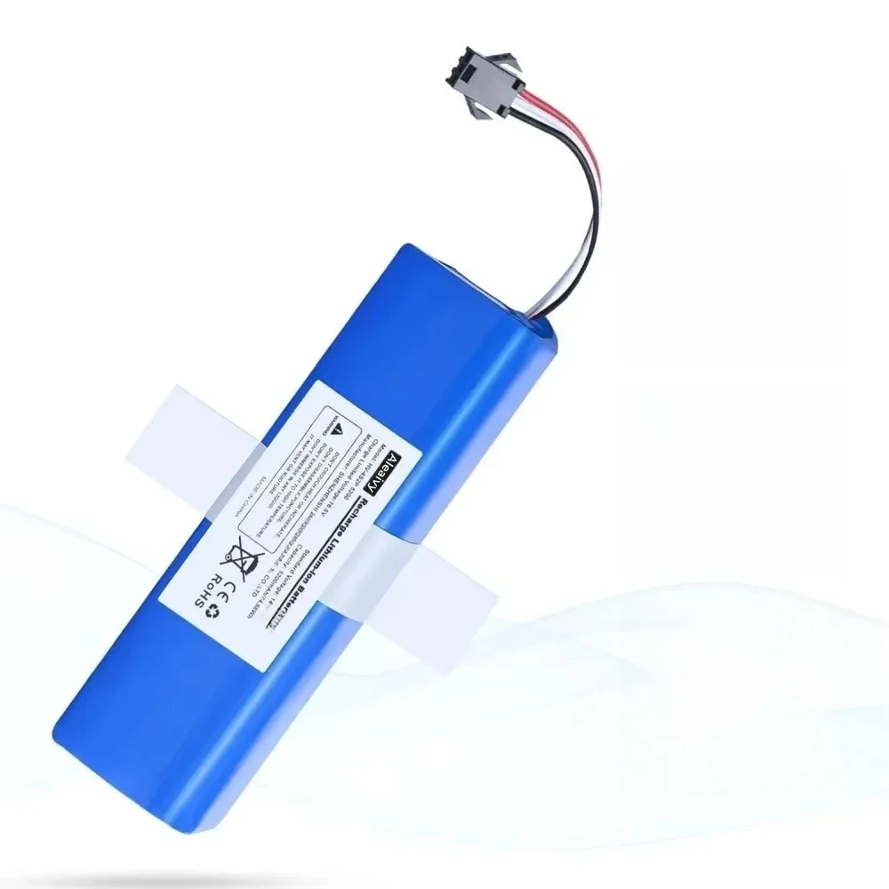 Batterie 6800mAh pour aspirateur Robot XiaoMi Lydsto R1 Roidmi Eve Plus Viomi S9, Pack de batterie, accessoires, pièces 14.4V