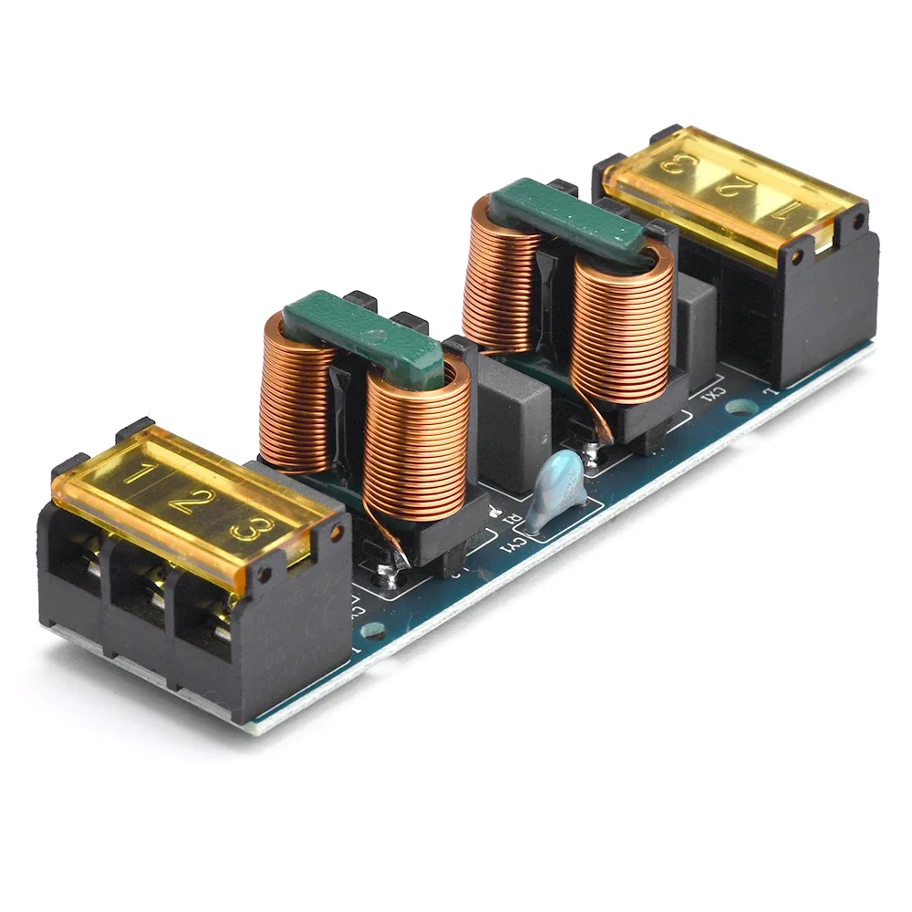Filtr mocy 25A EMI wysokiej częstotliwości dwustopniowa płyta filtra dolnoprzepustowego mocy do wzmacniacza mocy PCB miedziany filtr elektryczny — zdjęcie 2