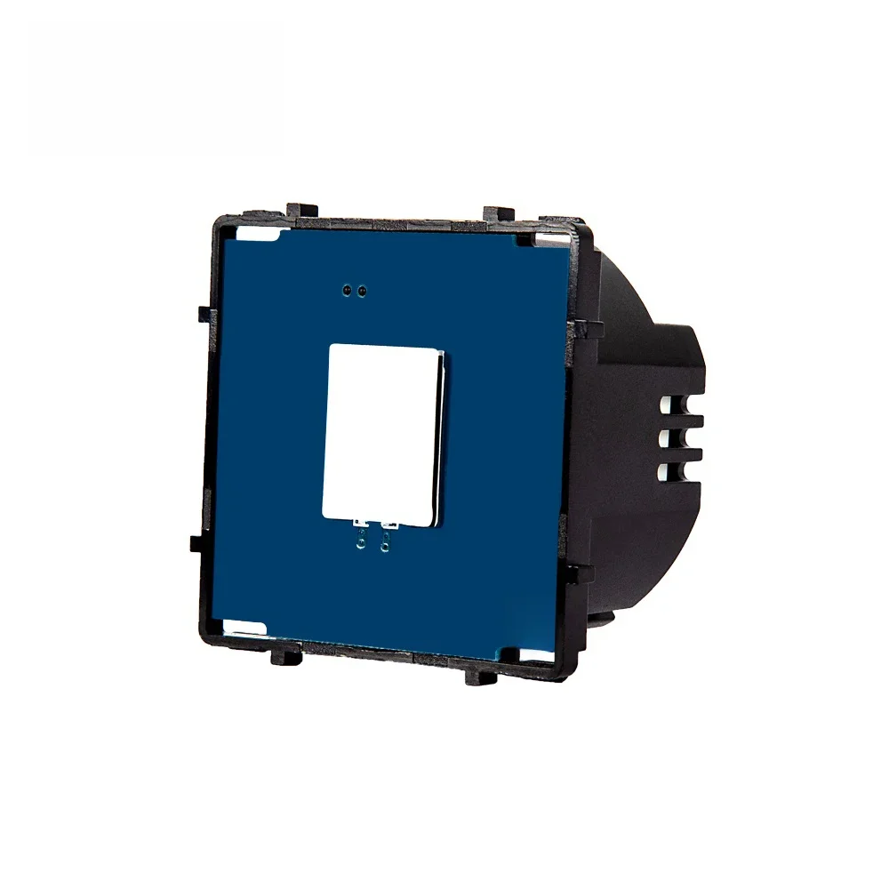Bingoelec Standard UE pojedynczy FireWire 220V 5A 1gang1way inteligentna listwa oświetleniowa LED szklany panel ścienny przełącznik dotykowy moduł DIY-części — zdjęcie 2