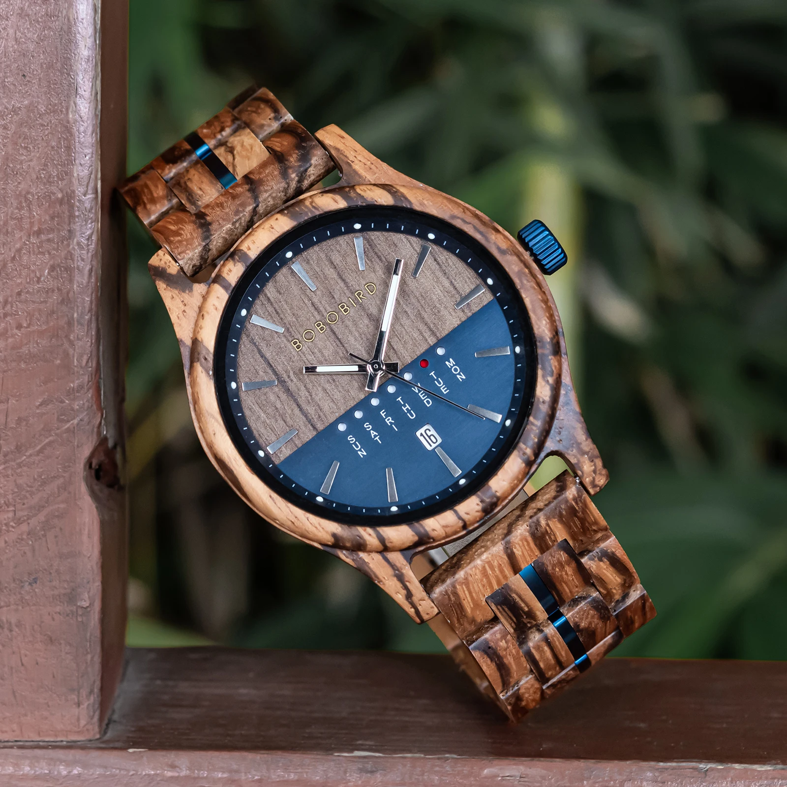 BOBO BIRD Wooden Wristwatch High Quality Luxury Men\'s Wood Dress Watch Vintage Original Wooden Watch With Gifts Box For Men