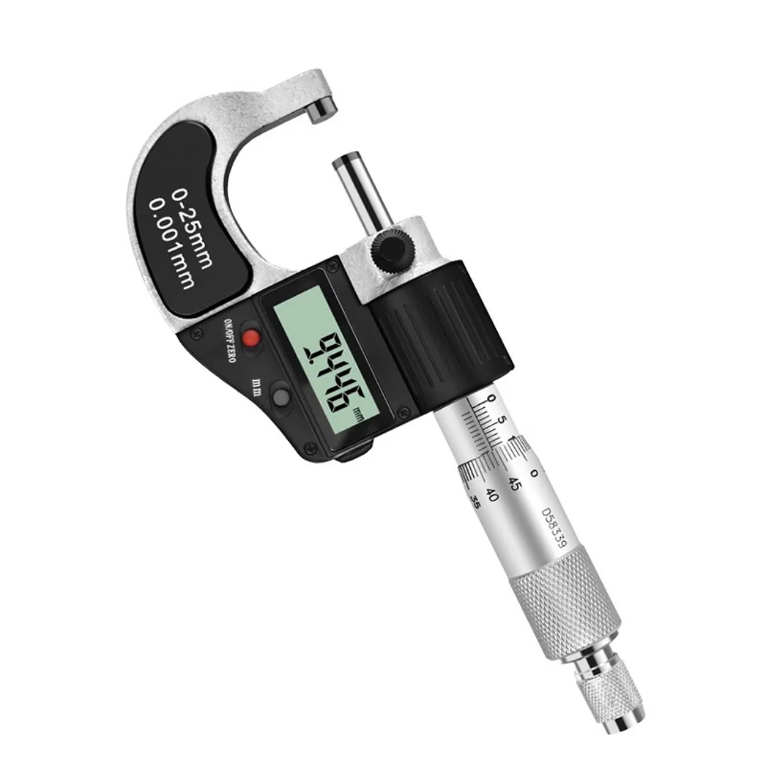 Stainless Steel digital micrometer set MeasuringTool Electronic accurate digital micrometerouter diametermicrometer0-25-50-75mm
