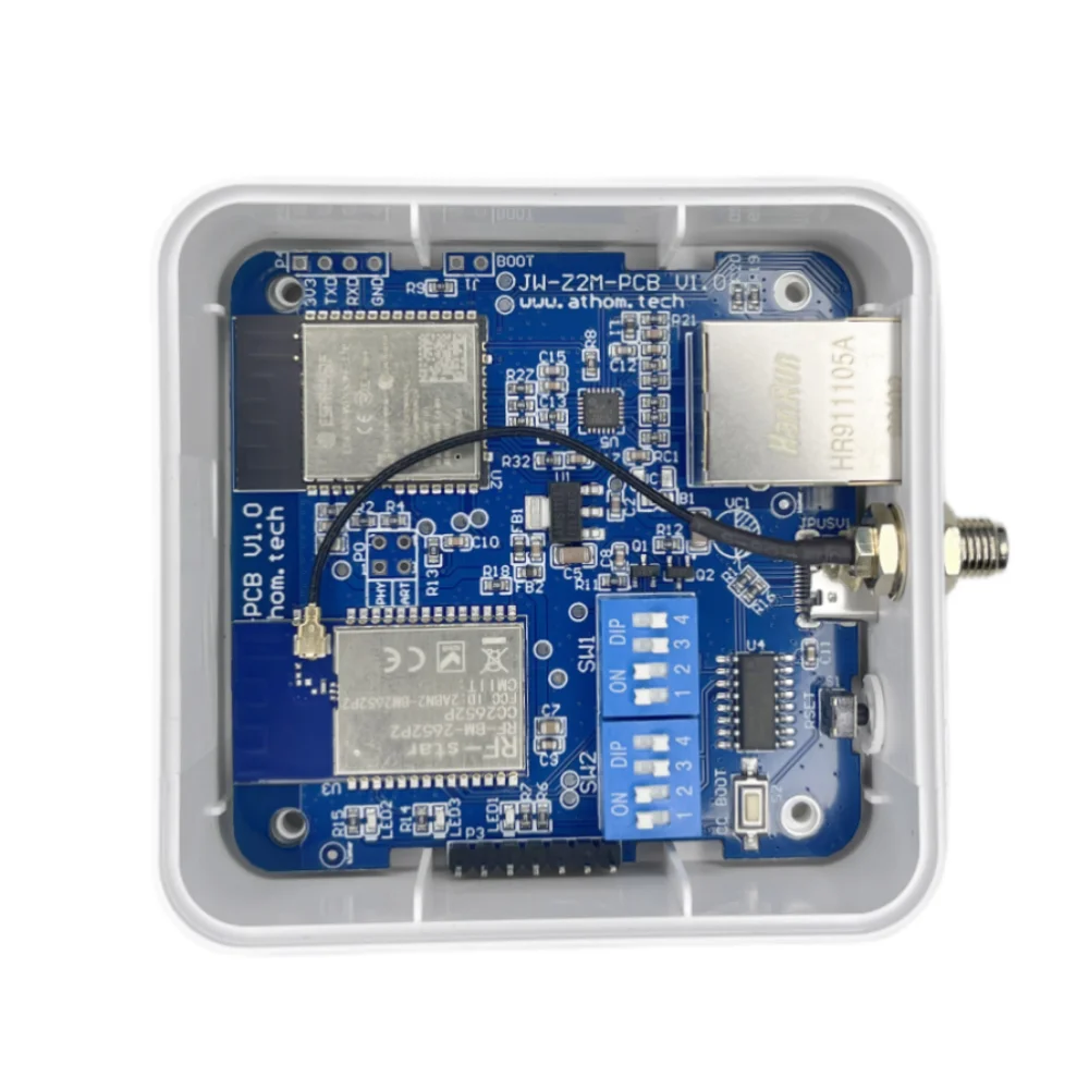 ATHOM Zigbee 3,0 Gateway Zigbee2MQTT CC2652P ESP32 funciona con asistente de casa