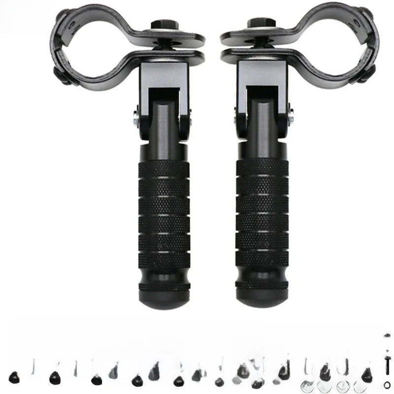 AliExpress MZTI 22-27/30-35mm Clamp CNC Aluminum Motorcycle Part  Universal Pedals Folded Footrest Footpeg Motorcycles Mopeds, Scooters,bicycle