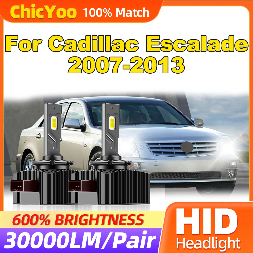 

120W Canbus LED Car Lights 30000LM HID Xenon Headlight Bulbs 6000K White For Cadillac Escalade 2007-2009 2010 2011 2012 2013