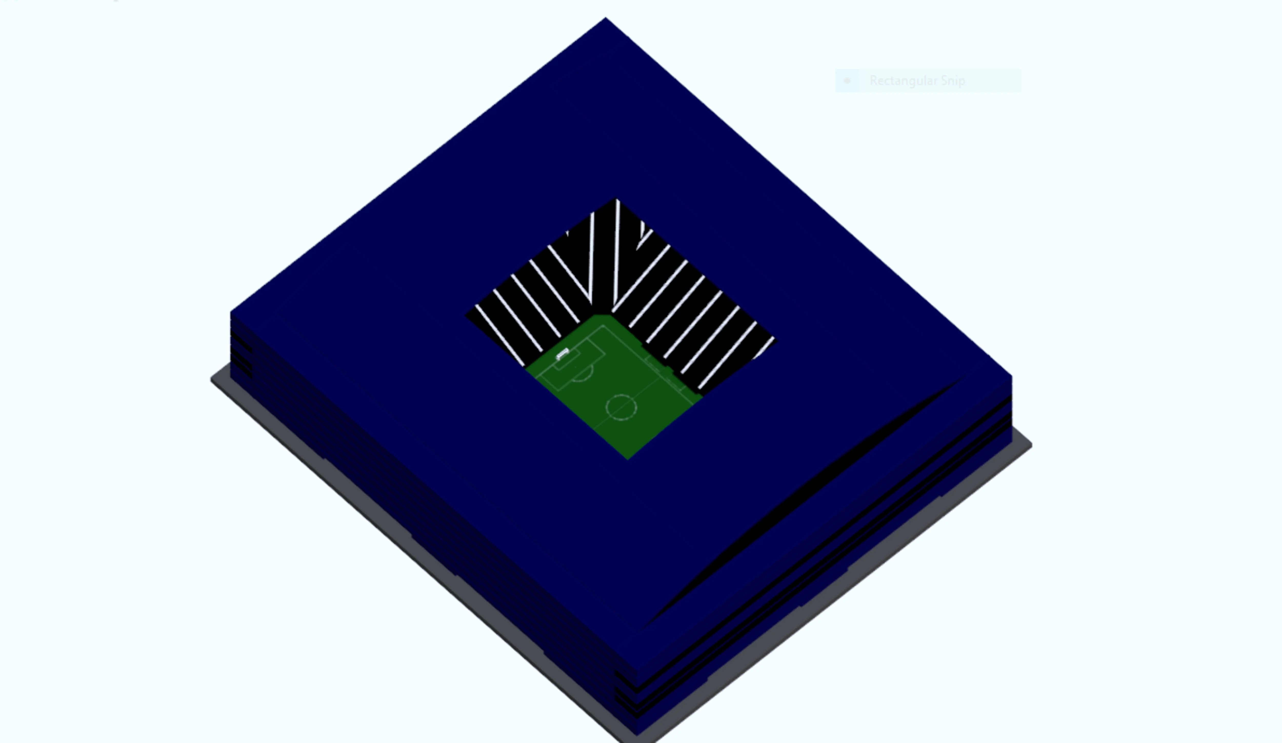 Modèle de stade de football et de football, S300-uto AK - 01AA - 01AA